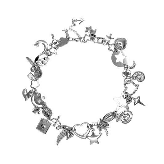 Chrome Charm Necklace