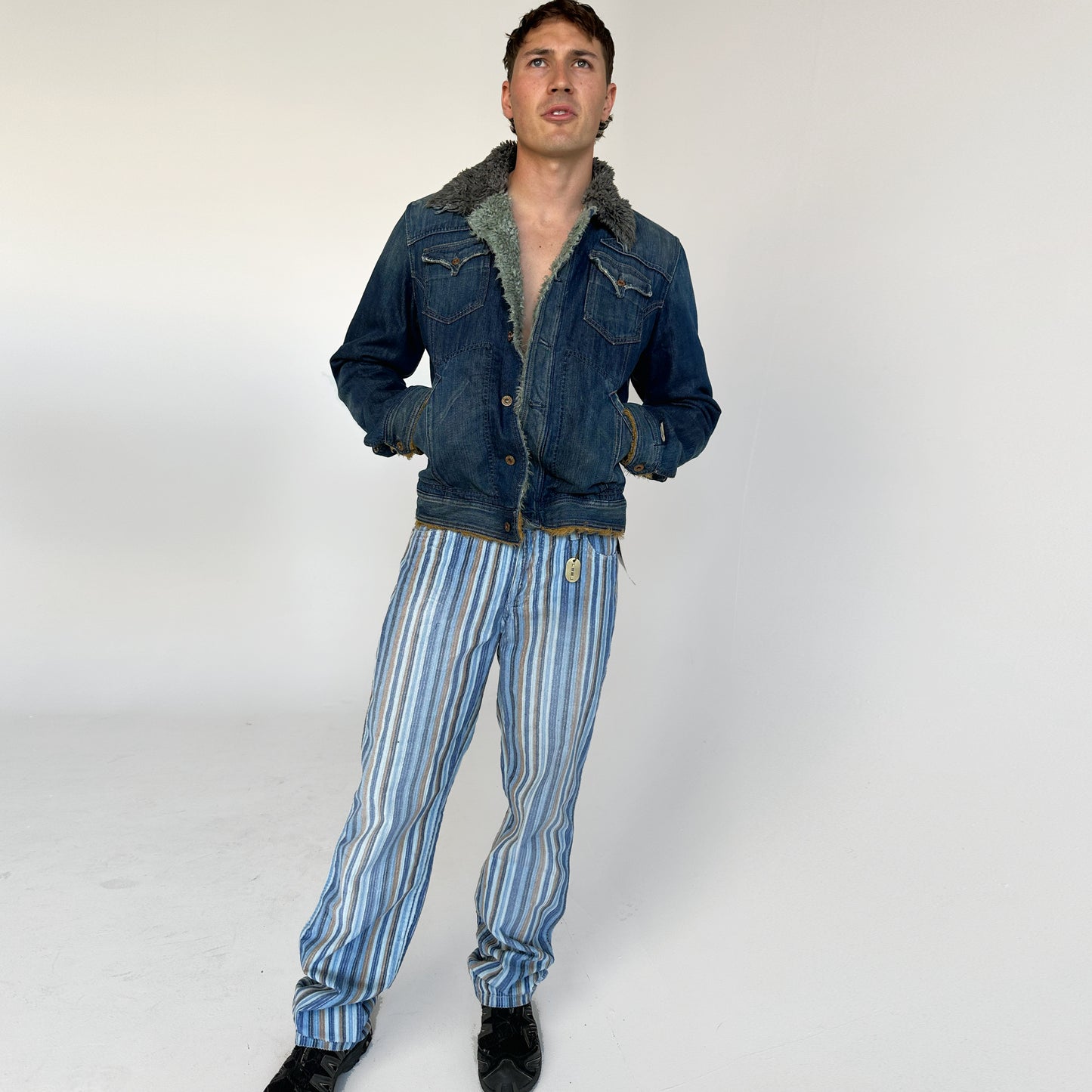 Diesel Denim Sherpa Jacket