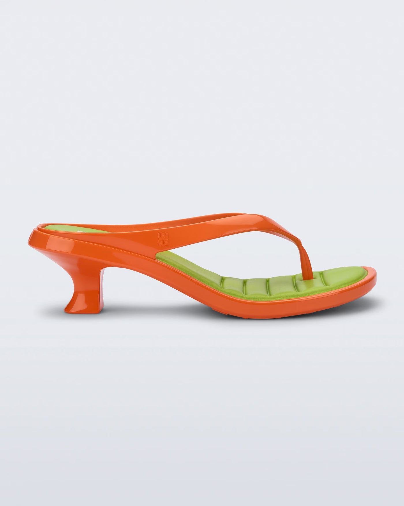 Thong Kitten Heel - Orange