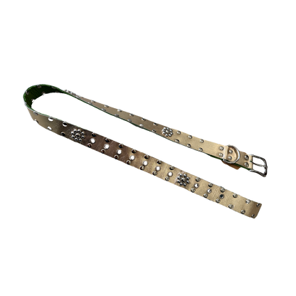 Gold Studded Flower Belt