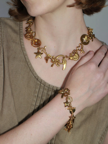 Gold Charm Bracelet