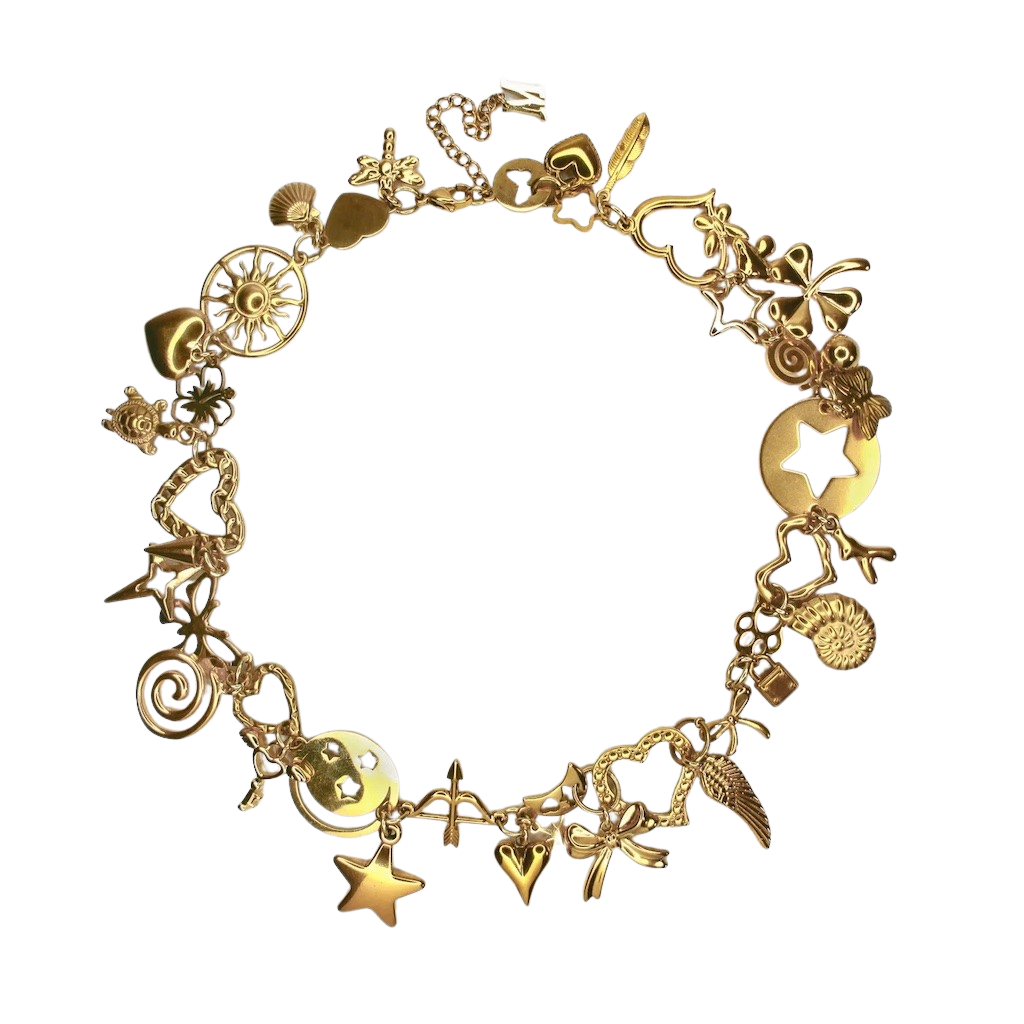 Gold Charm Necklace