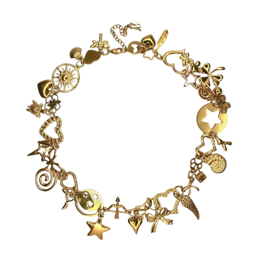 Gold Charm Necklace