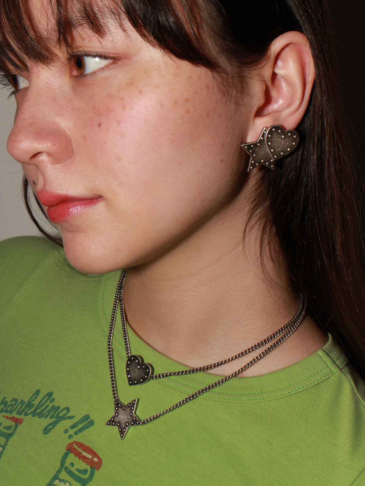 Heavy Metal Heart Necklace