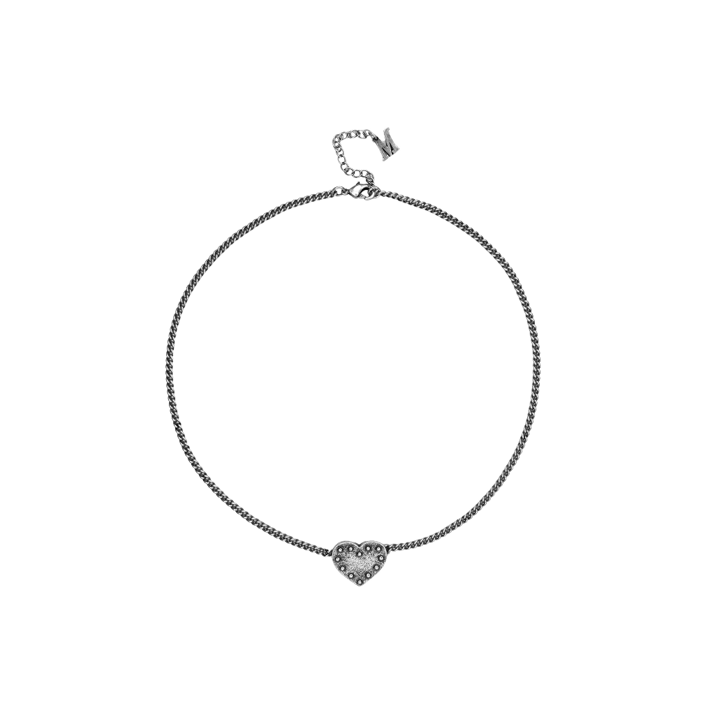 Heavy Metal Heart Necklace