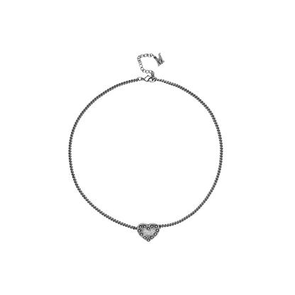 Heavy Metal Heart Necklace