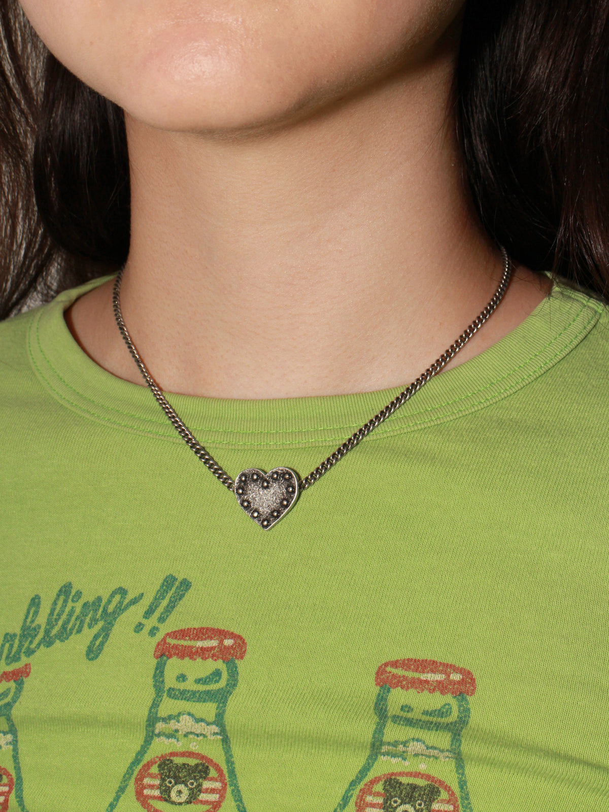 Heavy Metal Heart Necklace