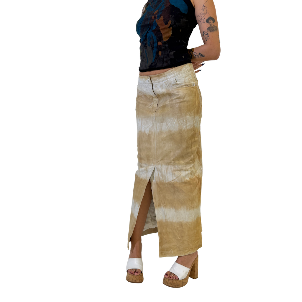 REMAIN Birger Christensen leather maxi skirt