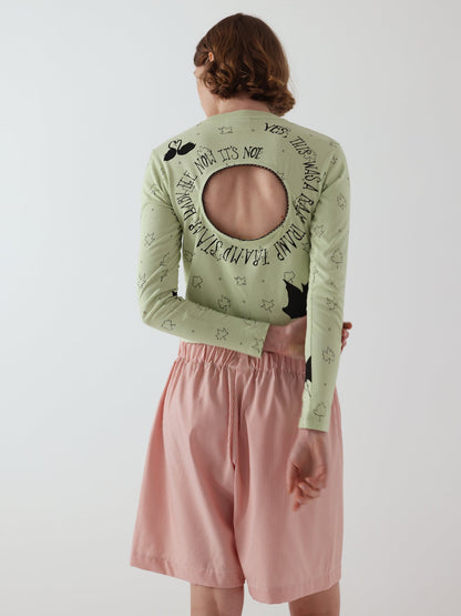 Logo Removal Long Sleeve - Misty Jade