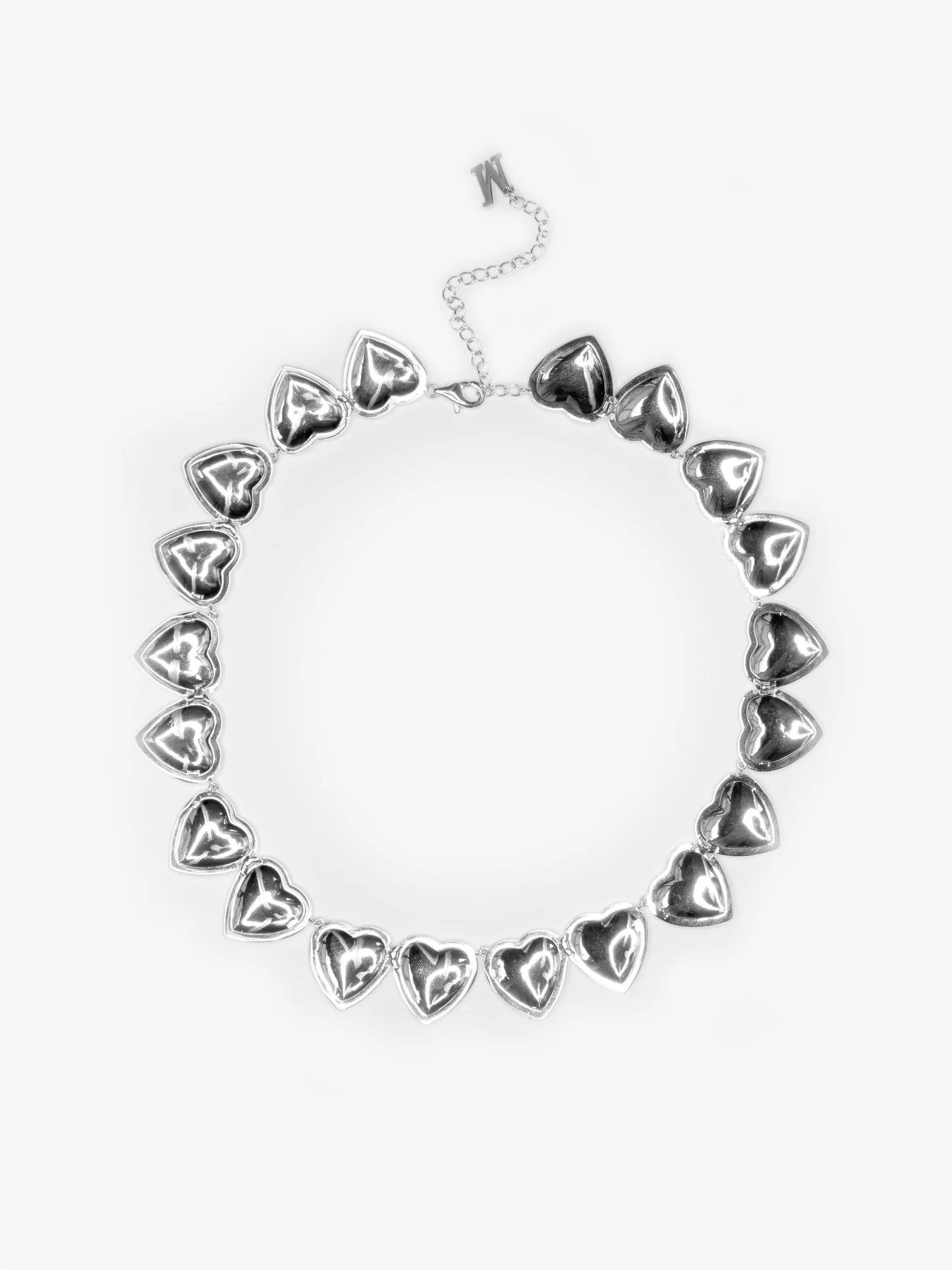 Open Hearts Photo Necklace