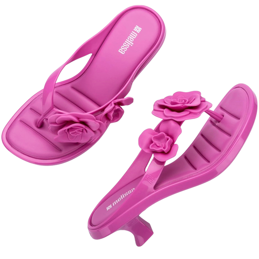 Petal Thong Kitten Heel