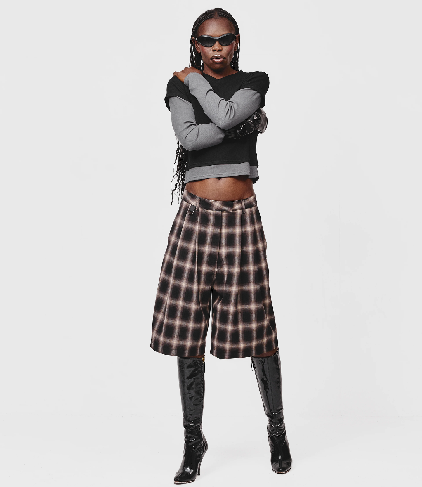 Suit Short - Hazy Plaid
