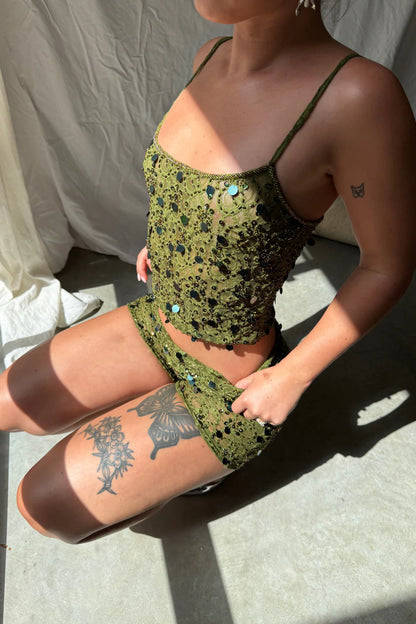 Bloomin Sequin Cami