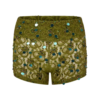 Bloomin Sequin Booty Shorts