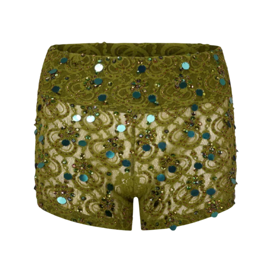 Bloomin Sequin Booty Shorts