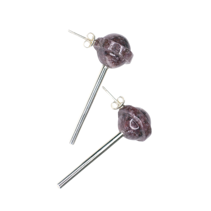 Sucker Earrings - Purple