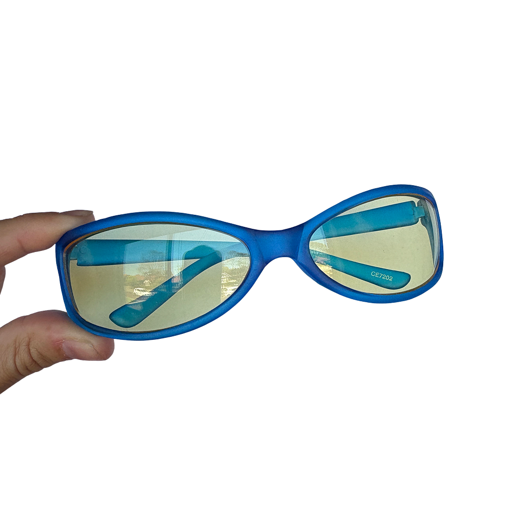 Blue Sporty Y2K Sunglasses